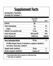 Load image into Gallery viewer, Gummy Vitamins for Strong Hair, Skin &amp; Nails Plus Probiotics (14 Count)

